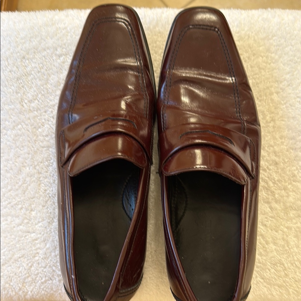 Men's Brown Leather Loafers